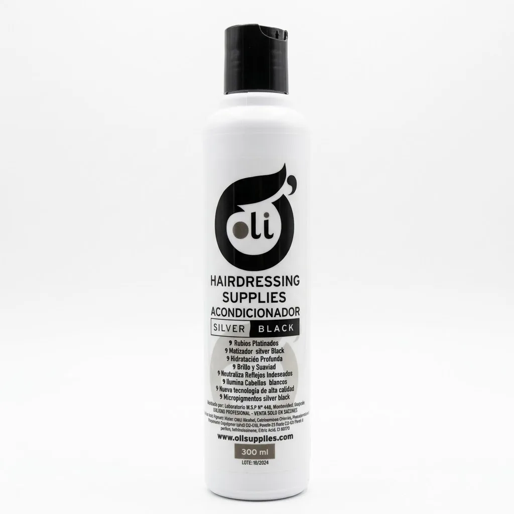 OLI ACONDICIONADOR SILVER BLACK 300ML
