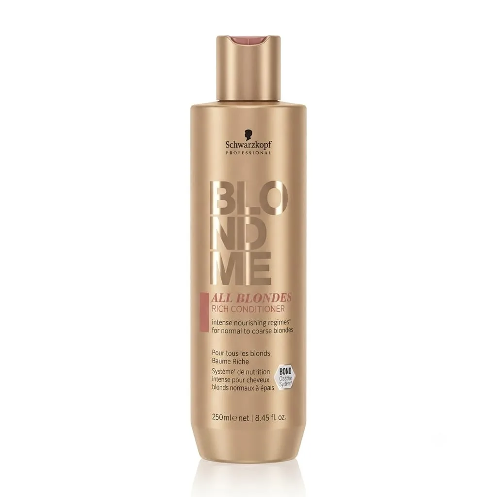 SCHWARZKOPF BLONDME ALL BLONDES RICH ACONDICIONADOR 250ML